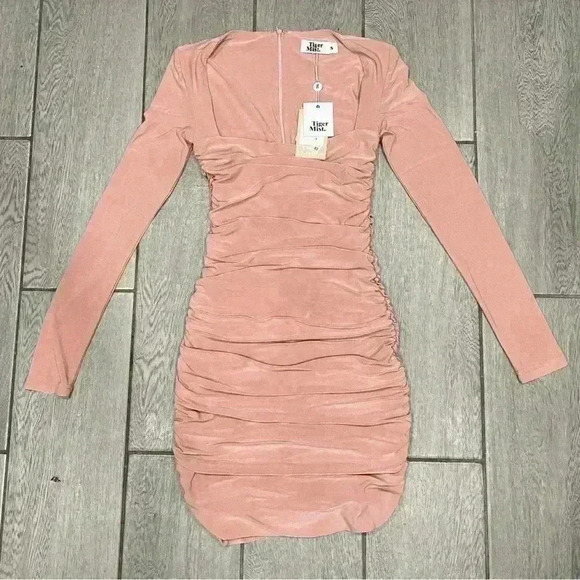 Tiger Mist Tully Dress Blush Pink Size Small - Picture 3 of 4